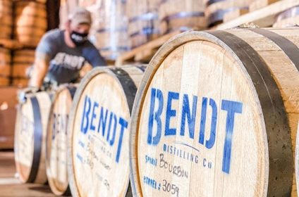 Bendt Distilling Bourbon Barrels