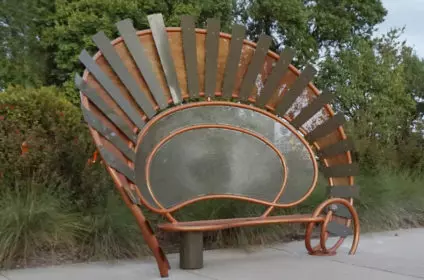 Tie Bench Sculpture