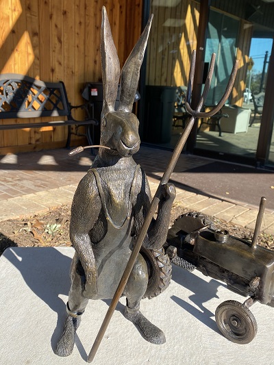 Cultivator Sculpture Bunny