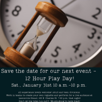 Our Production's 12 Hour Play Day