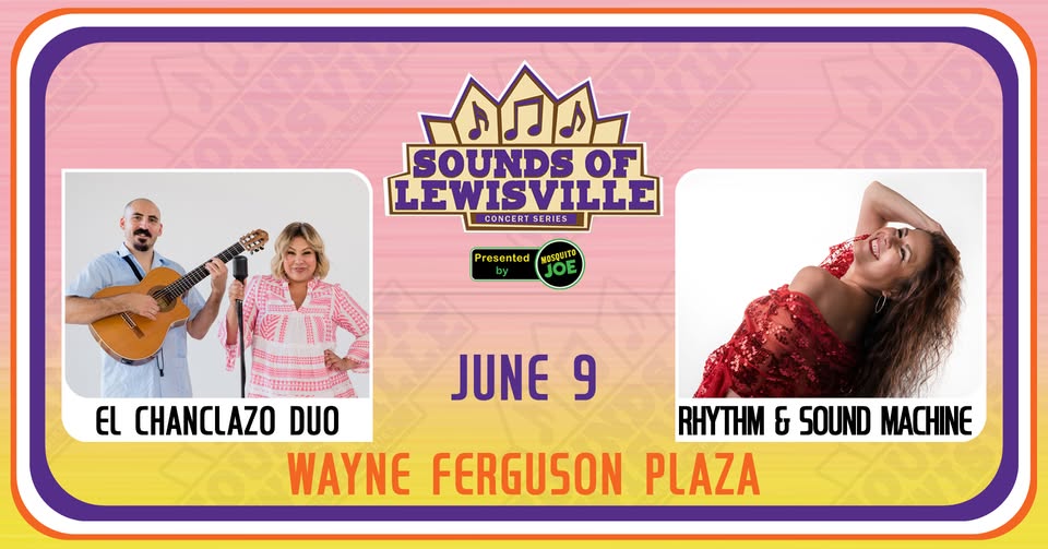 Sounds of Lewisville: Rhythm & Sound Machine (Gloria Estefan) with El Chanclazo Duo